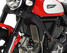 Motocorse Titanium Oil Cooler Protector for Ducati Scrambler