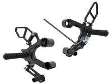 WOODCRAFT Yamaha FZ-09 (MT-09), FJ-09 Tracer, and XSR900 Complete Standard or GP Shift Adjustable Rear Set Kit with Pedals Black