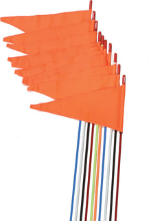 Safety Flags Spring Mount Neon Green 7' 10/Pk