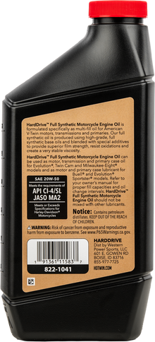 Full Syn Engine Oil 20w50 1 Qt (12/Case Sold Ea)