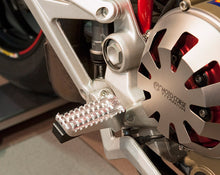 Motocorse Billet Footpegs with Delrin Sliders for the for Ducati Hypermotard 1100 / 796