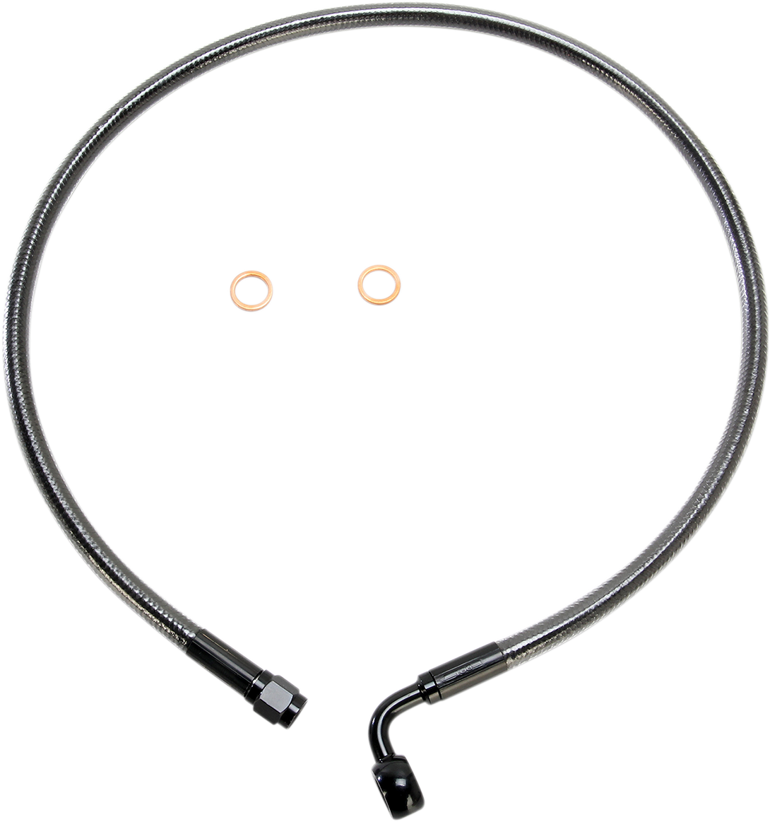 MAGNUM SHIELDING Brake Line - 10 mm-90° - 28" - Black Pearl AS47228