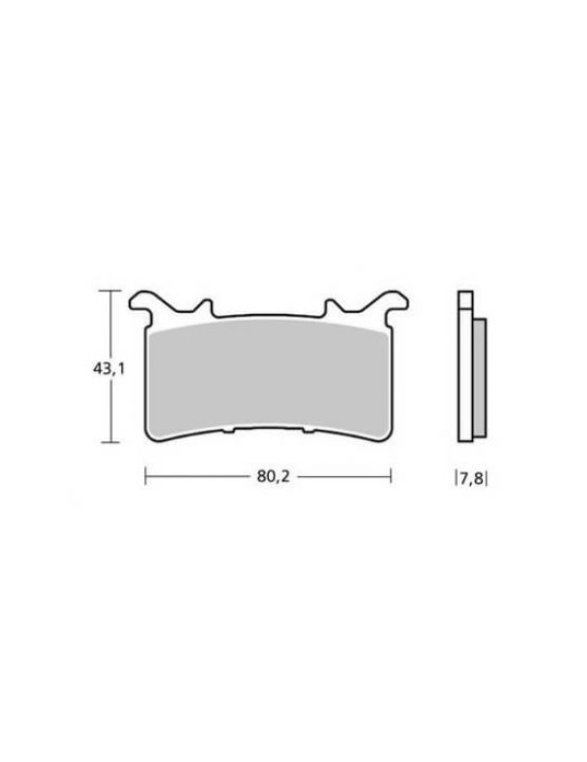 Brembo Z04 / Z03 / Z10 Brake Pads for Honda / BMW Nissin Calipers