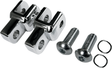LA CHOPPERS Foot Peg Relocator - Chrome LA-7202-00