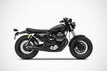 ZARD 'SLIM' Dual Slip-on Exhaust for Moto Guzzi V9 Bobber & Roamer