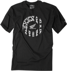 FACTORY EFFEX Honda Sprocket T-Shirt - Black - Large 24-87304