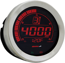 KOSO NORTH AMERICA 4" Tachometer - Chrome BA051100