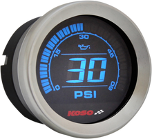 KOSO NORTH AMERICA 2" Oil Pressure Gauge - Chrome BA050410