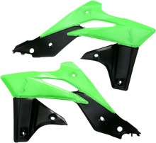 ACERBIS Radiator Shrouds - Green/Black 2314161089