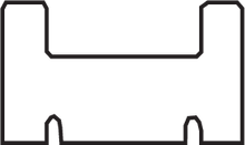GARLAND Black Replacement Slide - UHMW - Profile 05 - Length 52.00" - Arctic Cat 05-5200-0-20-01
