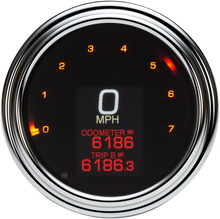DAKOTA DIGITAL Tank Speedometer - Chrome Bezel - 4.5" - Harley Davidson '99-'03 MLX-2000