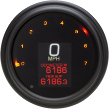 DAKOTA DIGITAL Tank Speedometer - Black Bezel - 4.5" - Harley Davidson '99-'03 MLX-2000-K