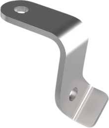 CIRO Flagpole Mount - Antenna Mount - Chrome 70608