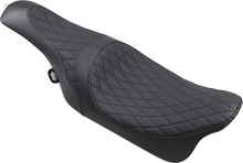 DRAG SPECIALTIES SEATS Caballero Seat - Solar Reflective Leather - Diamond Stitch - FL '08-'23 0801-1003