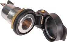 TECMATE DIN Socket - Panel Mount - Flip Cap O-18S