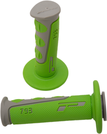 PRO GRIP 793 Grips - Gray/Green PA079300GRVE