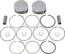 JE PISTONS Piston Kit - 4.125" Bore - +0.188" Oversize - 107" M8 370245