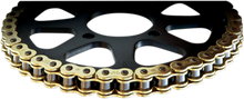 JT CHAINS 520 HDS - Ultimate Competition Chain - Steel - 124 Links JTC520HDS124SL