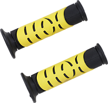PRO GRIP 719 Dual Density Sportbike Grips - Open Ends - Black/Yellow PA0719OENEGI