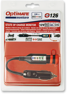 TECMATE Battery Monitor - AUTO Plug to SAE O-126