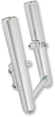 ARLEN NESS Fork Legs - Chrome - Smooth - Dual Disc 40-503