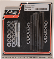 COLONY Hardware Kit - Motor Case Studs - Chrome - '70-'78 Harley-Davidson 8140-34