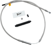 BARNETT High-Efficiency Stainless Steel Clutch Cable for Harley-Davidson - Standard - '86-'11 Sportster 102-30-10020HE