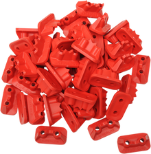 STUD BOY Double Backer Plates - Red - For Single Ply - 48 Pack 2522-P2-RED