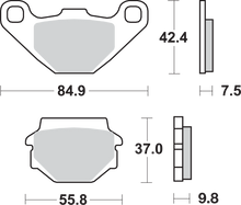 SBS Off-Road Sintered Brake Pads 546SI