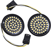 CUSTOM DYNAMICS LED Turn Signal Insert - Amber/White - CVO GEN-4-AW-JAE