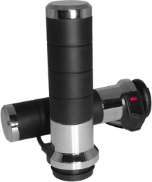 KOSO NORTH AMERICA Titan-X Heated Grips - 1" - Chrome AX068M00