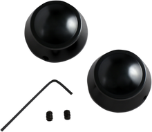 DRAG SPECIALTIES Swingarm Pivot Bolt Cover - Gloss Black C16-0225B