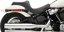 DRAG SPECIALTIES SEATS Predator III Seat - Double Diamond - Red Stitching - FL/FX '18-'23 0802-1147