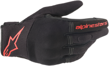ALPINESTARS Copper Gloves - Black/Fluo Red - XL 3568420-1030-XL