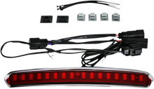 CUSTOM DYNAMICS Tour Pack Lid Light - Chrome/Red CD-TP-LID-CR