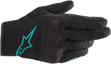 ALPINESTARS Stella S-Max Drystar® Gloves - Black/Teal - XL 3537620-1170-XL