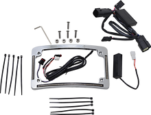 CUSTOM DYNAMICS Radius License Plate Frame - Chrome TF05-BCM-C