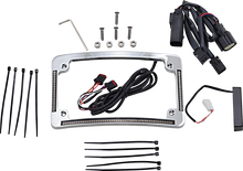 CUSTOM DYNAMICS Radius License Plate Frame - Chrome TF05-SS6-C