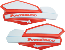 POWERMADD Star Series Handguards - Red/White 34222