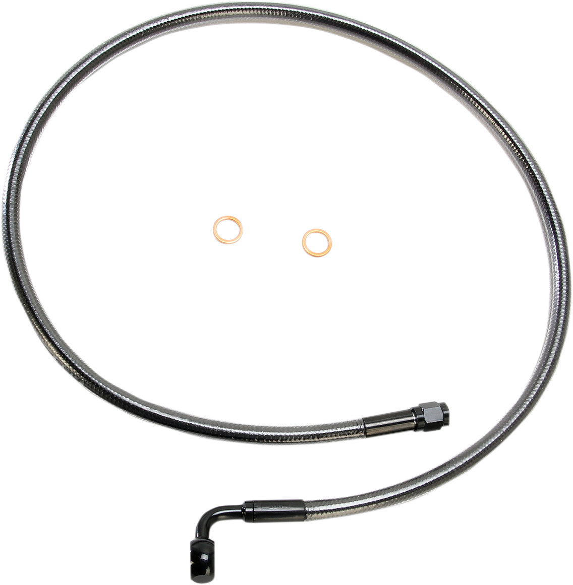 MAGNUM SHIELDING Brake Line - 10 mm-90° - 34" - Black Pearl AS47234
