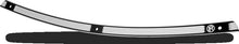 Performance Machine Windscreen Trim Assembly Merc - Contrast Cut