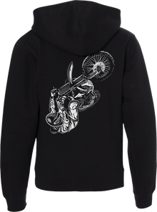 Youth Fly Dbk Wheelie Hoodie Black Yl