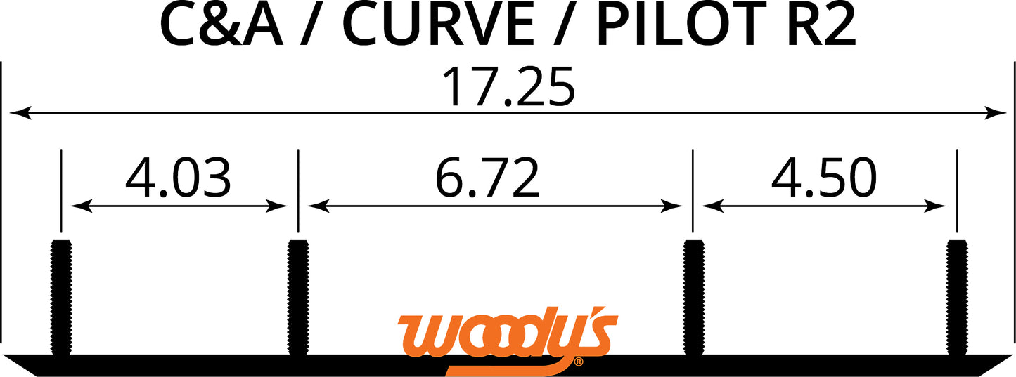 8" Competition Carbides Pro Ski/Curve