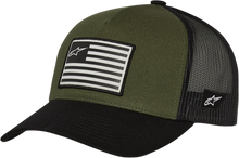 ALPINESTARS Flag Snapback Hat - Military/Black - One Size 1211810136910OS