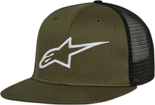 ALPINESTARS Corp Trucker Hat - Military/Black - One Size 1025810036910OS