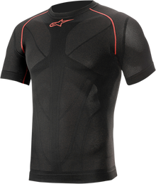 ALPINESTARS Ride Tech v2 Summer Short-Sleeve Underwear Top - Black - XL/2XL 4752721-13-XL/2