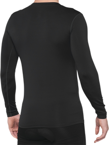 100% Basecamp Long-Sleeve Base Layer - Black - Small 40045-00000