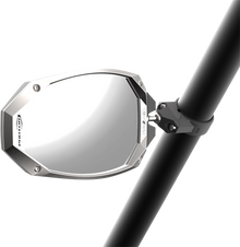SEIZMIK Mirrors - Photon - Side View - Oval - Black/Silver - 1.75" ROPS - Pair 56-18107