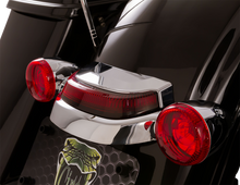 CIRO Taillight - Red Lens - Chrome 40173