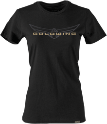 FACTORY EFFEX Women's Goldwing Sketched T-Shirt - Black - Small 25-87840